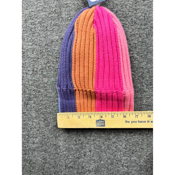 OshKosh Beanie Toddler 2T/4T Multi-Color Ribbed Fleece Lined Winter Hat - Picture 3 of 10